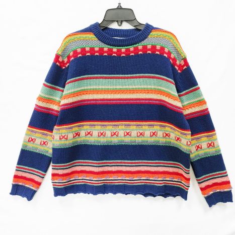 suéter de dos tonos Producción china