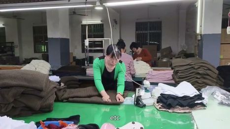 fasilitas manufaktur sweater khusus 2 potong