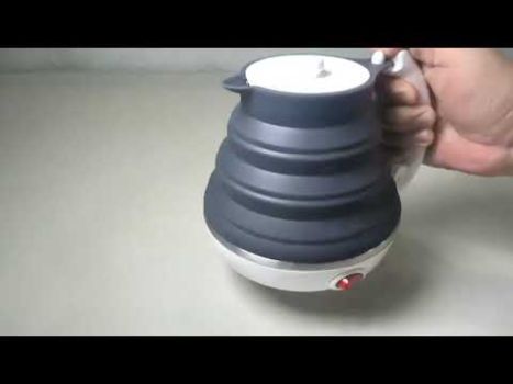 силиконовый чайник для горячей воды 12 В, высококачественный поставщик, складной чайник 24 В, продавец по индивидуальному заказу, складной автомобильный чайник, самый дешевый производитель