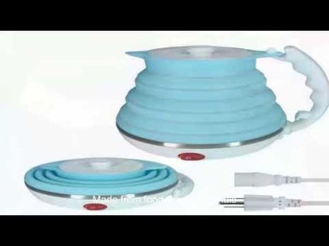 带杯折叠水壶，便携式热水壶中国优质供应商