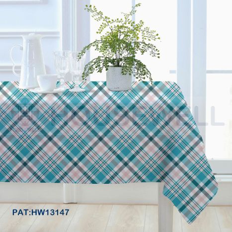 Printed Vinyl with Flannel Back Tablecloth, Waterproof,Easy to Clean, Heavy Duty
