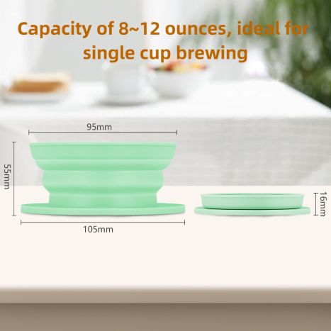 Café versez sur le fabricant d'ensemble, versez simple sur la cafetière Meilleur fabricant, versez pliable sur le goutteur de café orange China Factory, goutteur de café en silicone à vendre Meilleur fournisseur