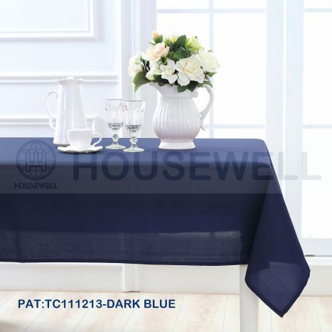 Khăn trải bàn tiệc 100% Polyester màu trơn, dễ lau chùi, nhanh khô, chịu lực cao