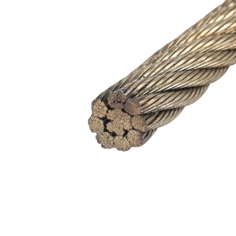 Home Depot de poste de acero galvanizado, cable de acero de 5 mm