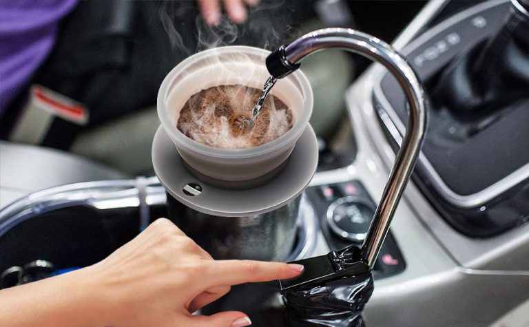 verser sur une tasse de goutteur de café sur mesure, cafetière de voyage avec étui fabricant chinois, personnalisation de l'ensemble de goutteurs de café v60