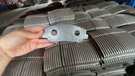 Public Bus Brake Pads Steel Plates Factory