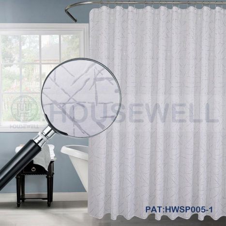 Printed 100% Polyester Shower Curtains, Easy maintenance, Heavy Duty,Comfortable to touch